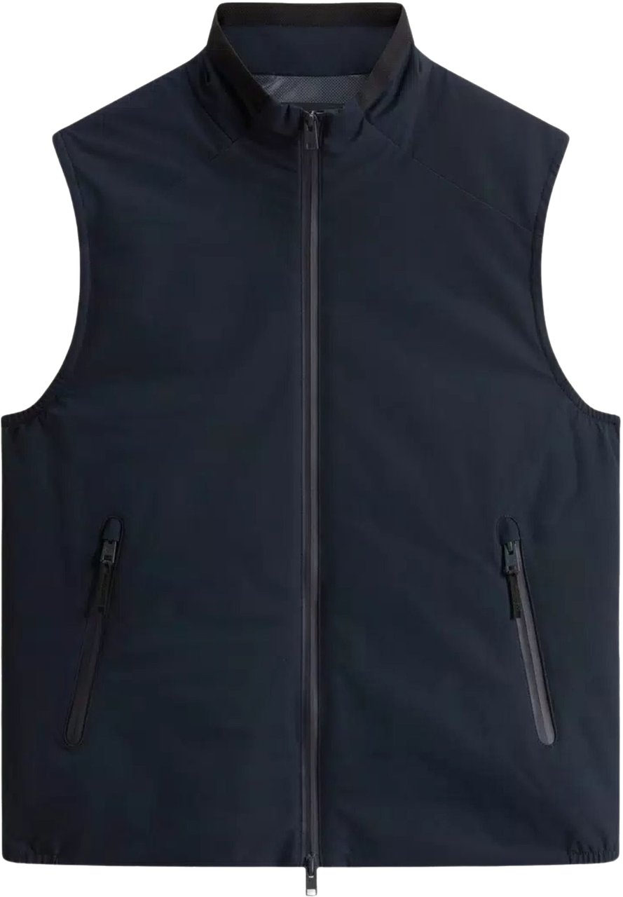 Woolrich Two Layers Sailing Bodywarmers Donkerblauw Cfwoou1158mrut4018 Blauw