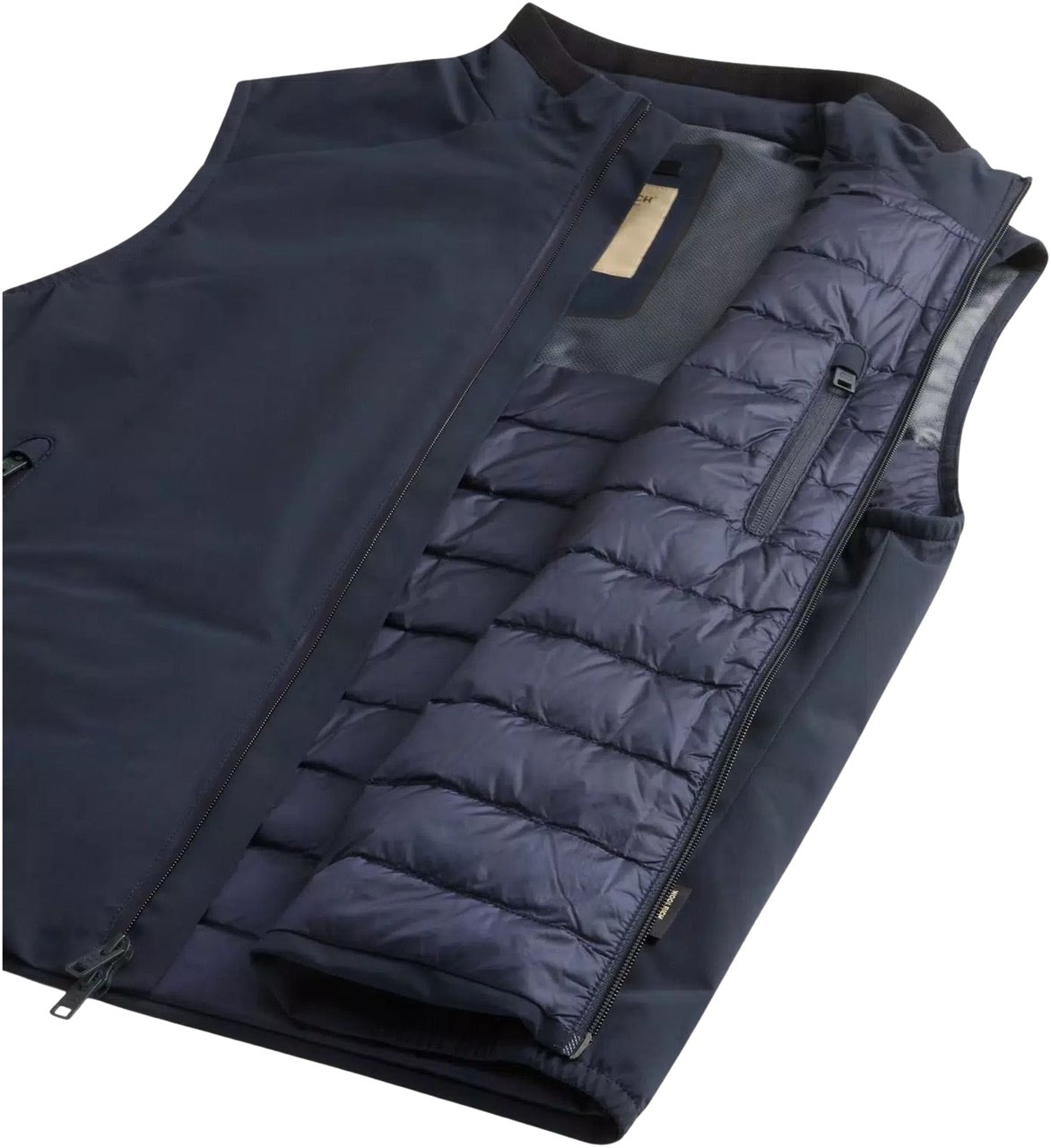 Woolrich Two Layers Sailing Bodywarmers Donkerblauw Cfwoou1158mrut4018 Blauw