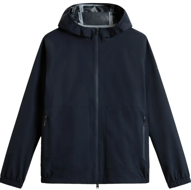 Woolrich Woolrich Jas Blauw Pacific Two Layers Blauw