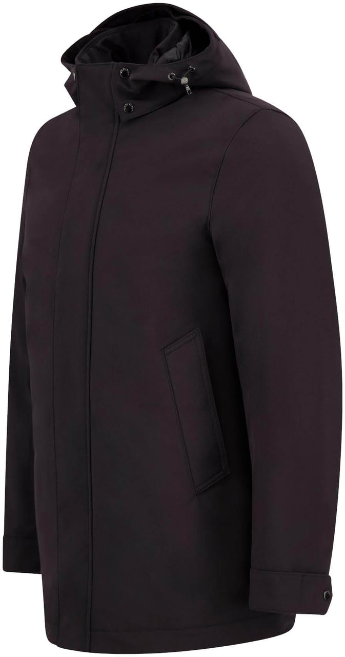Woolrich Heren Soft Shell Barrow Coat Zwart Zwart