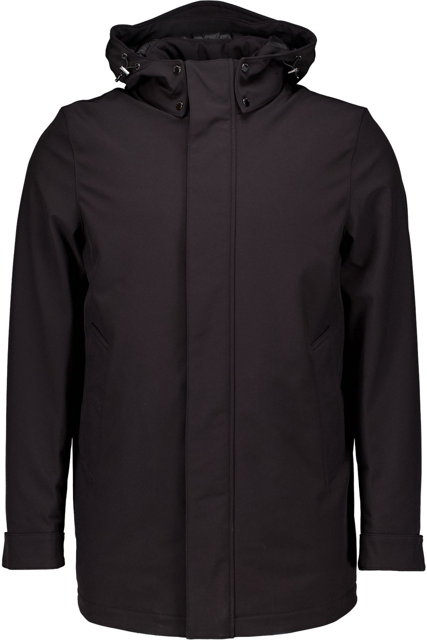 Woolrich Woolrich Soft Shell Barrow Mac Coat Zwart Cfwoou2017mrut3496 Zwart
