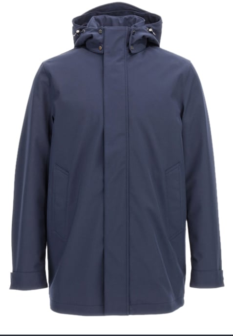 Woolrich Coats Blue Blauw