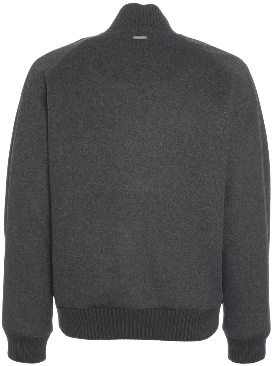 Woolrich Bomber in misto lana 'Miles' Grijs