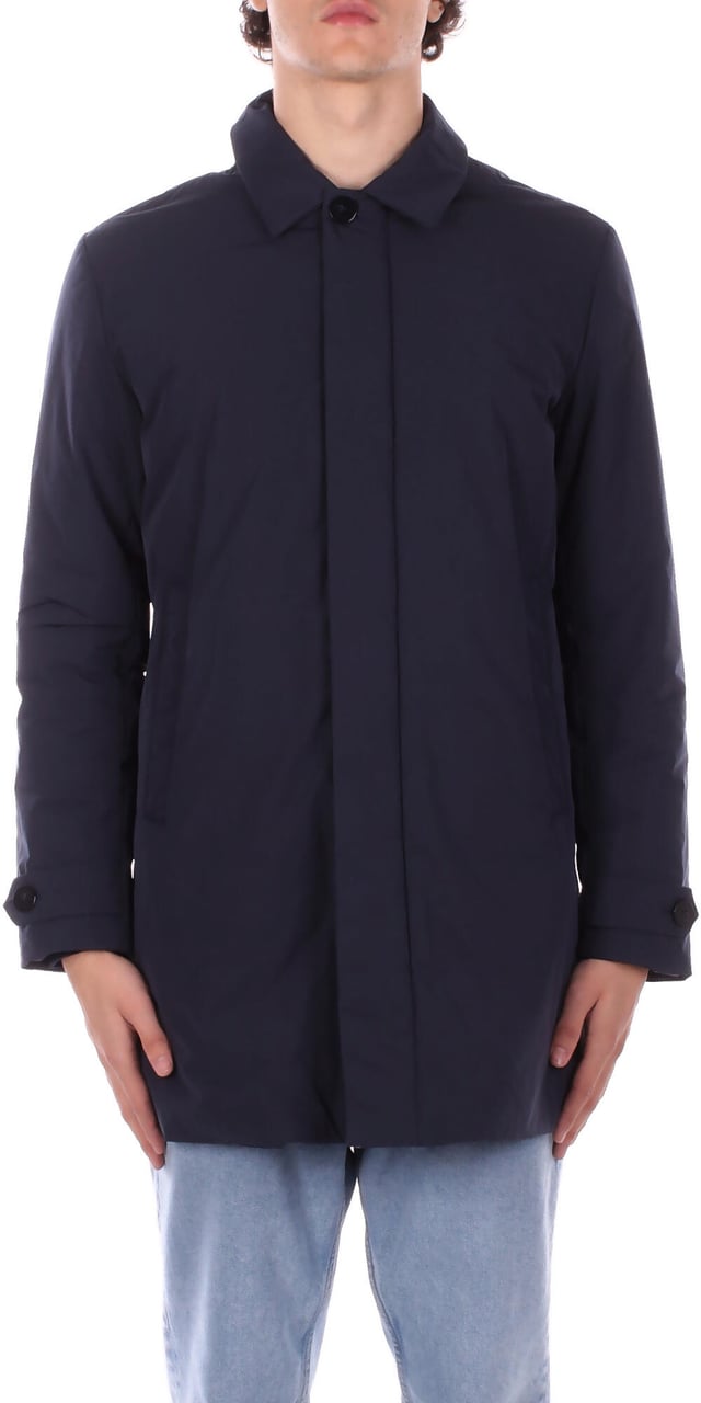 Woolrich Coats Blue Blauw