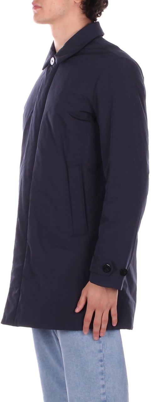 Woolrich Coats Blue Blauw