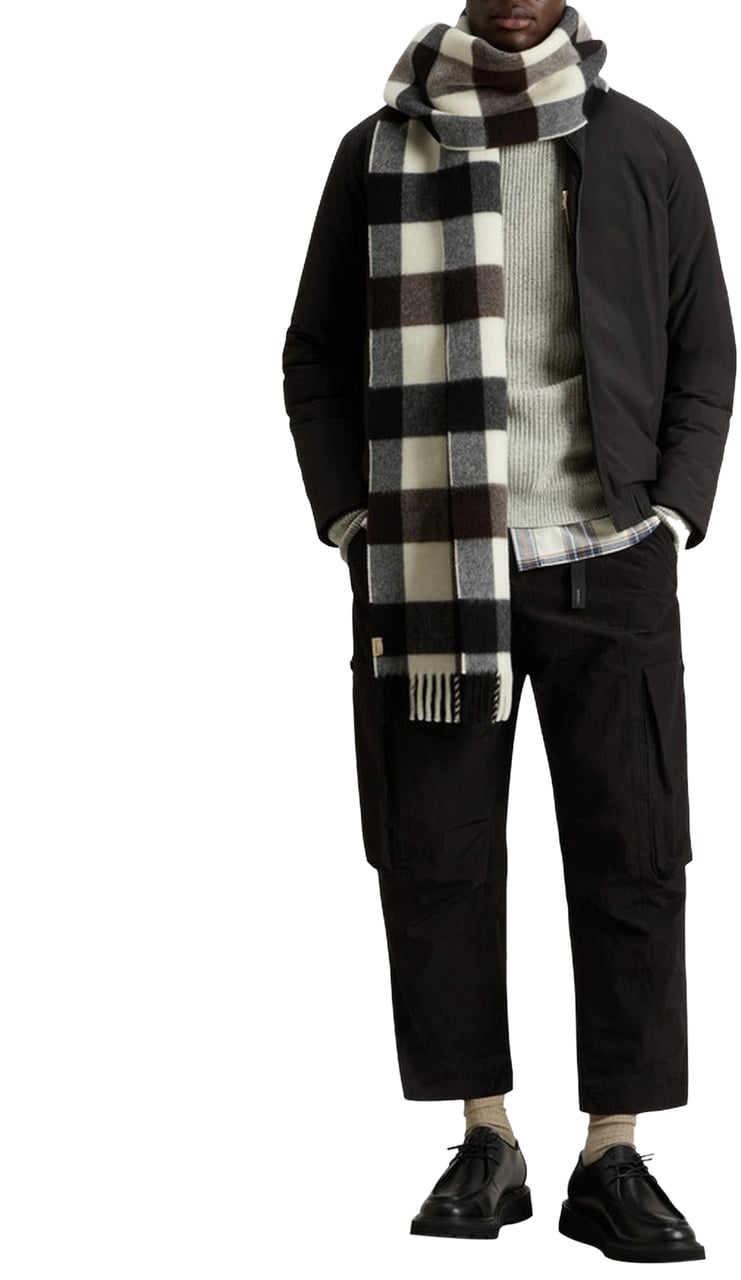 Woolrich Heren Cloud Lewis Bomber Zwart