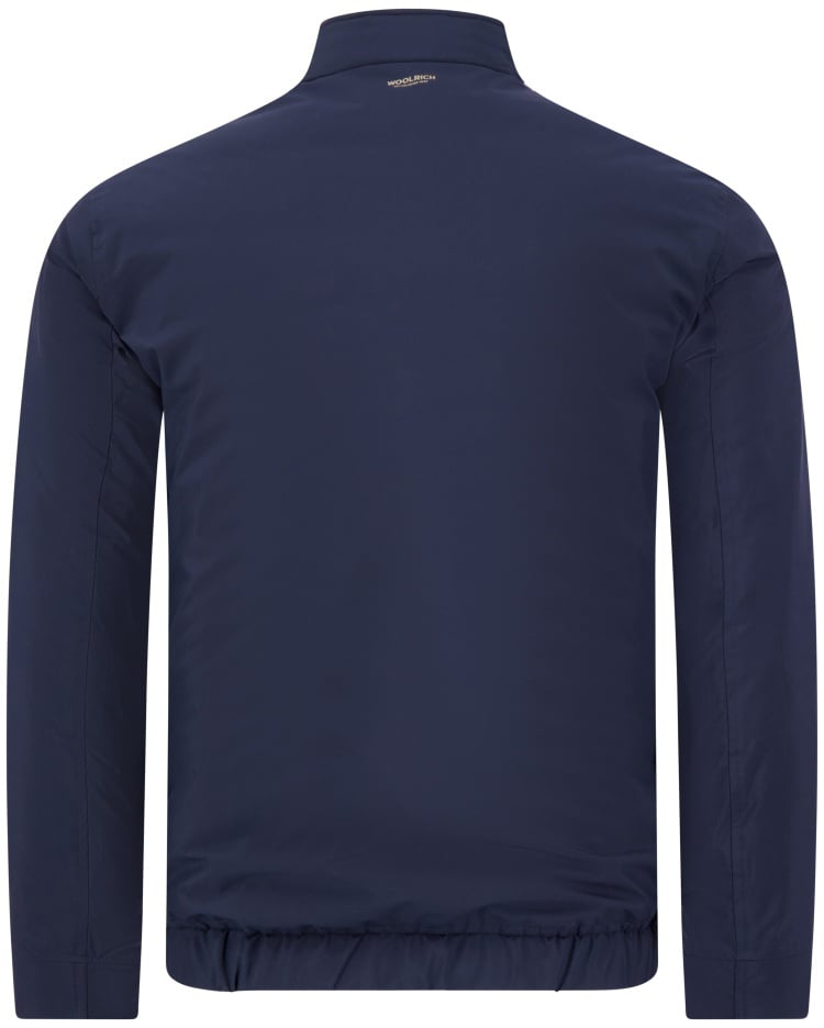 Woolrich Men Cloud Lewis Bomber Melton Blue Blauw