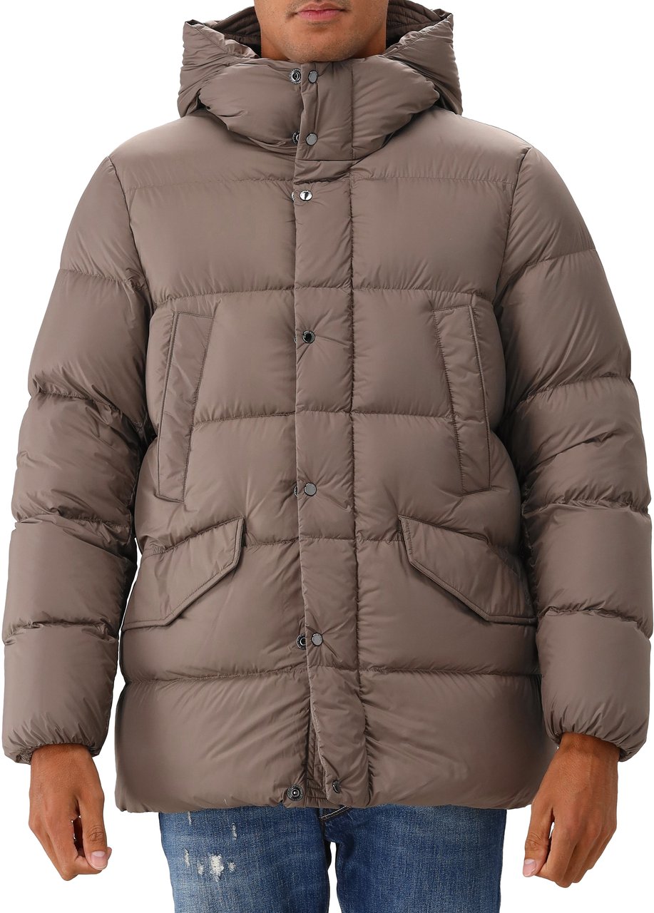 Woolrich Woolrich Jas Bruin Cloud Davis Parka Bruin