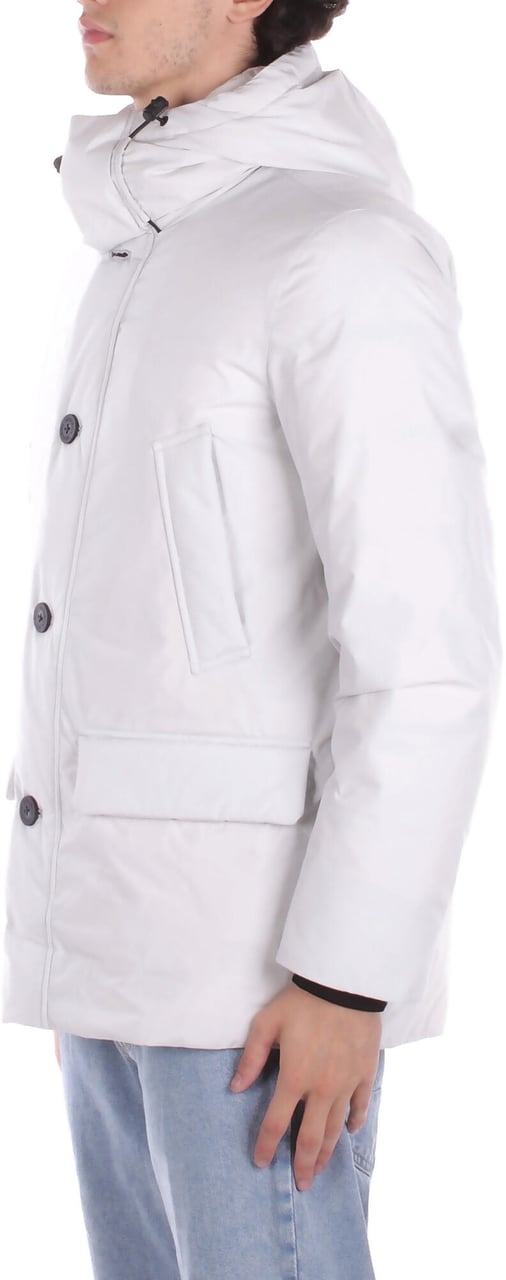 Woolrich Coats Light Grey Grijs
