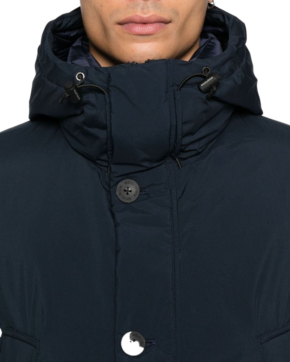 Woolrich Coats Melton Blue Blauw