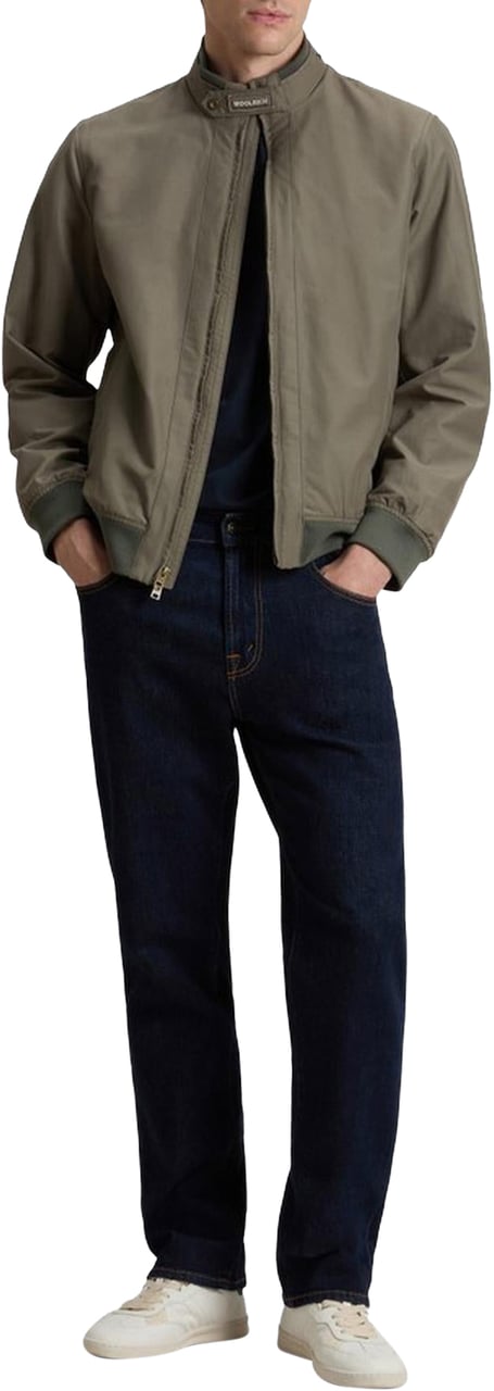 Woolrich Heren Spring Lewis Bomber Groen