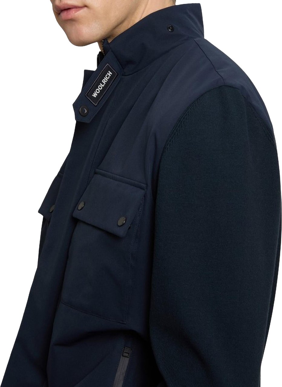 Woolrich Heren Two Layers Hybrid Blauw