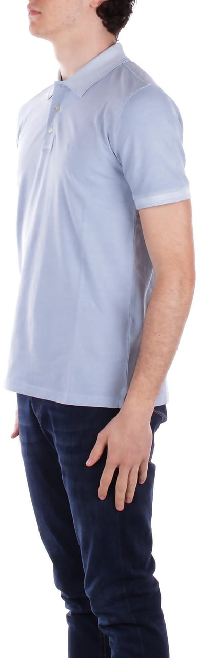 Woolrich T-Shirts And Polos Light Blue Blauw