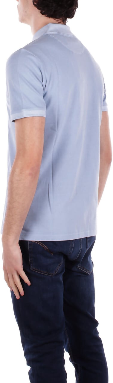 Woolrich T-Shirts And Polos Light Blue Blauw