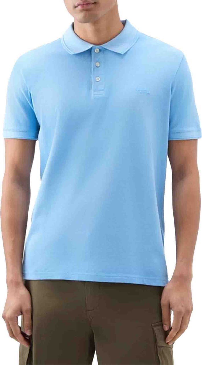 Woolrich Woolrich Mackinack Polo Polos Blauw Cfwopo0065mrut1483 Blauw