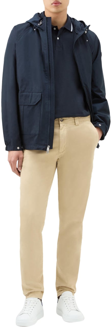 Woolrich T-Shirts And Polos Melton Blue Blauw