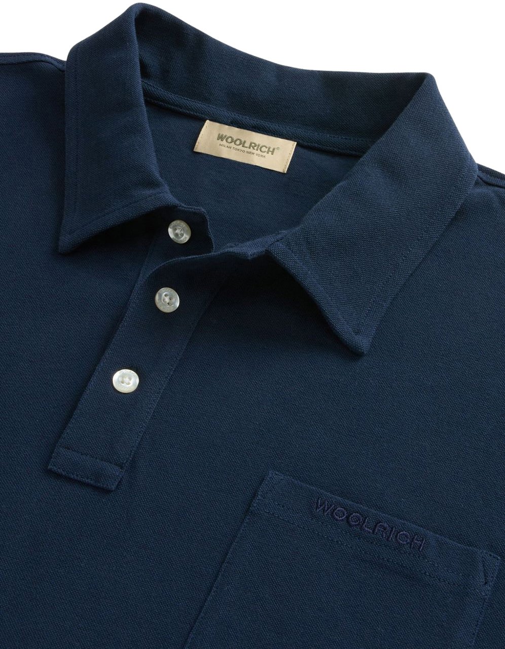 Woolrich T-Shirts And Polos Blue Blauw