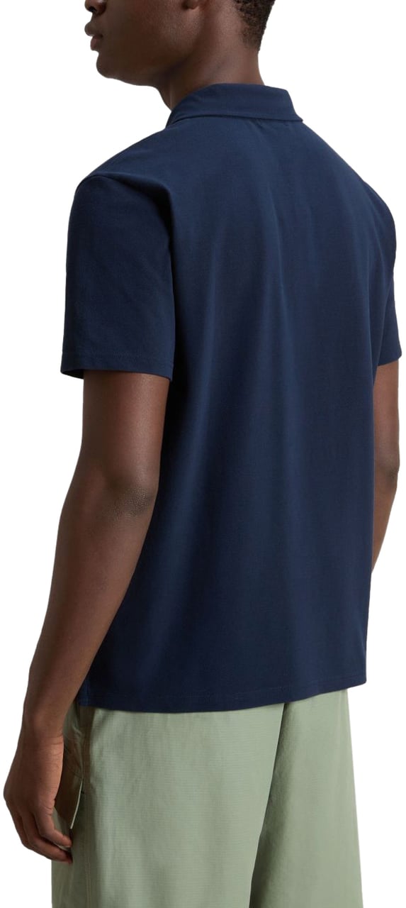 Woolrich T-Shirts And Polos Blue Blauw
