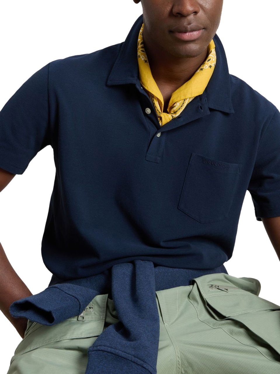 Woolrich T-Shirts And Polos Blue Blauw