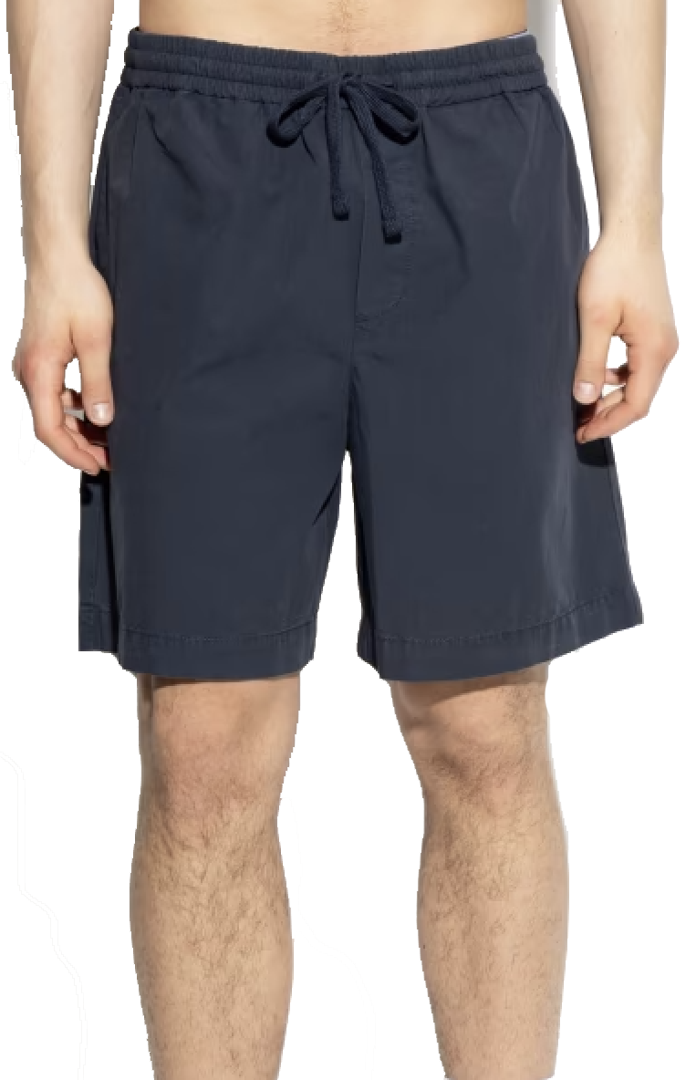Woolrich Poplin Shorts GD Melton Blue Blauw