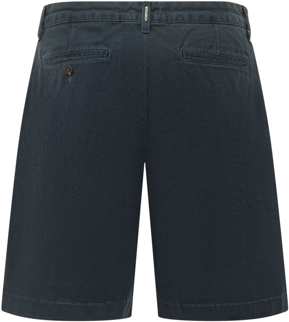 Woolrich Shorts Chino in Twill con Tasche Navy