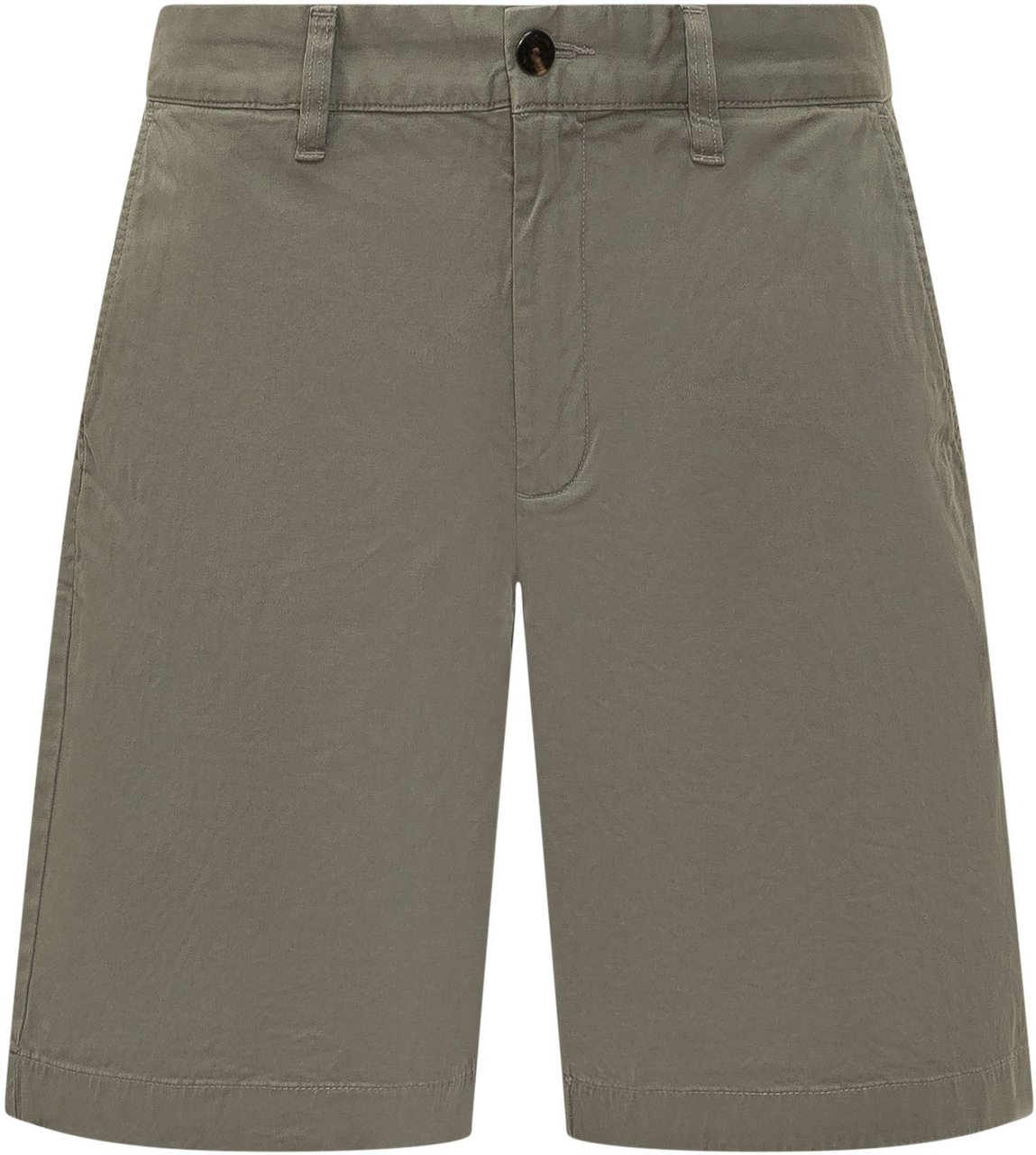 Woolrich Shorts Chino in Twill con Tasche Donkergroen