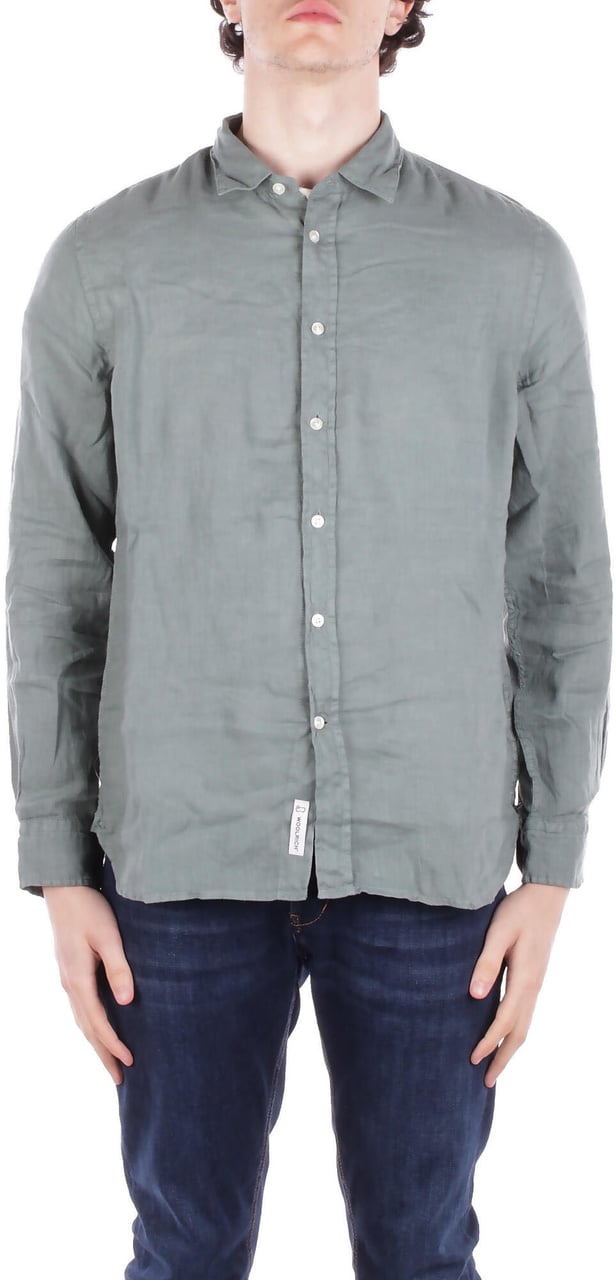 Woolrich Shirts Green Groen
