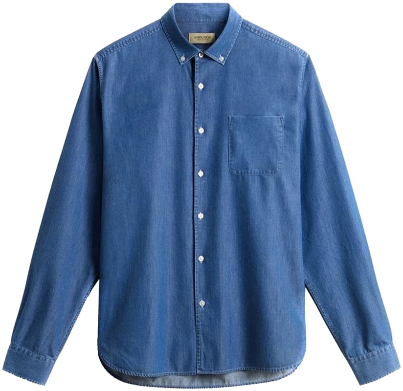 Woolrich Shirt Blue Blauw