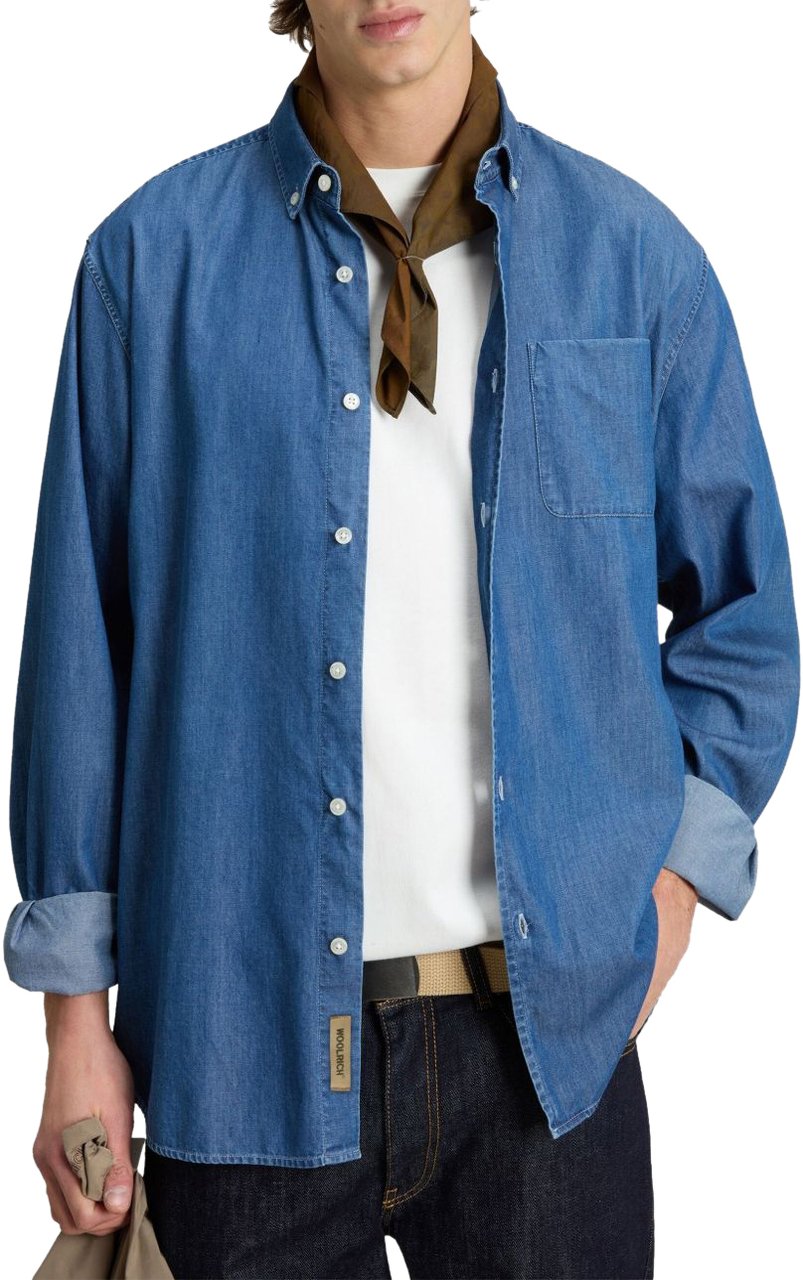 Woolrich Woolrich Shirts Blauw