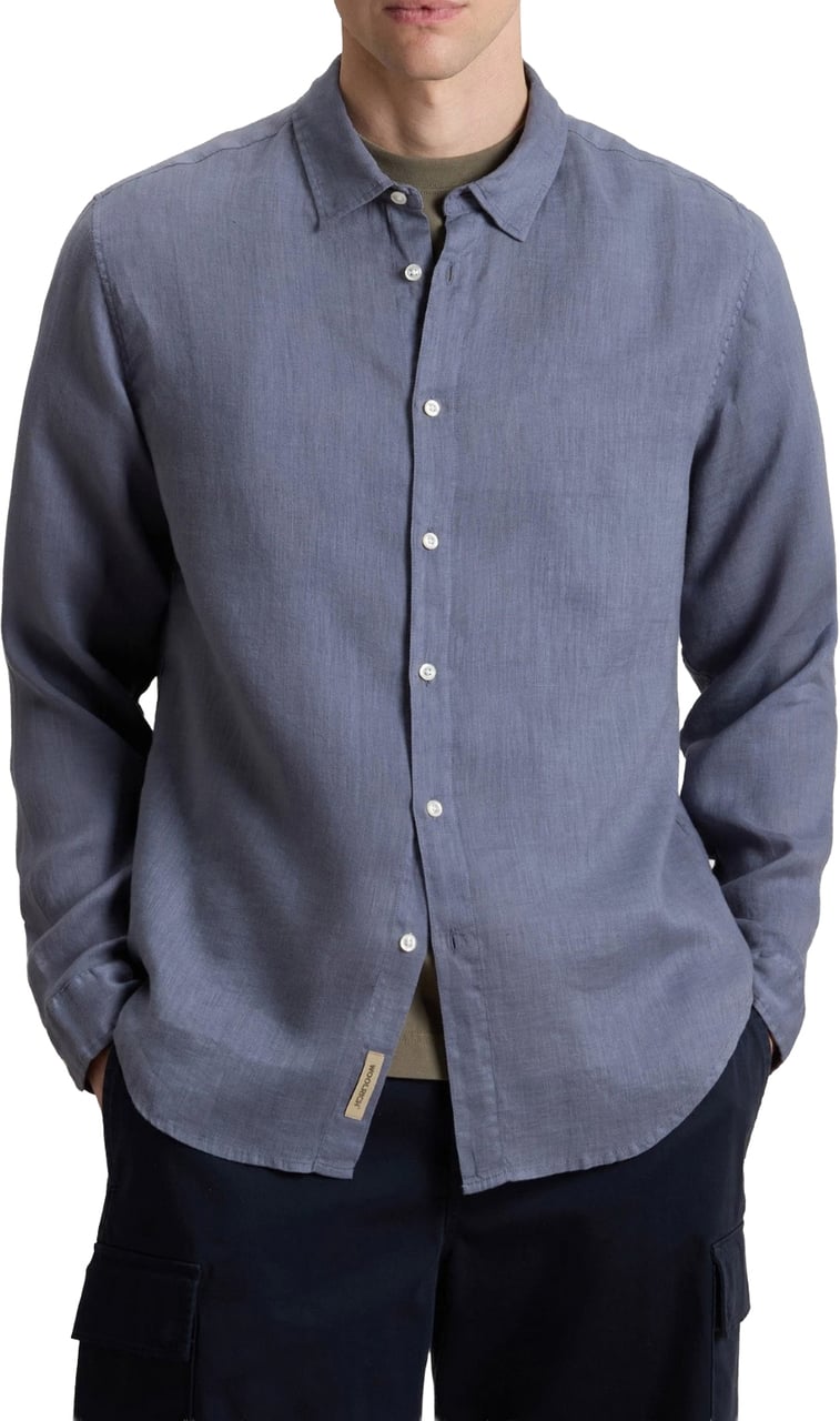 Woolrich Shirts Grisaille Turquoise Groen