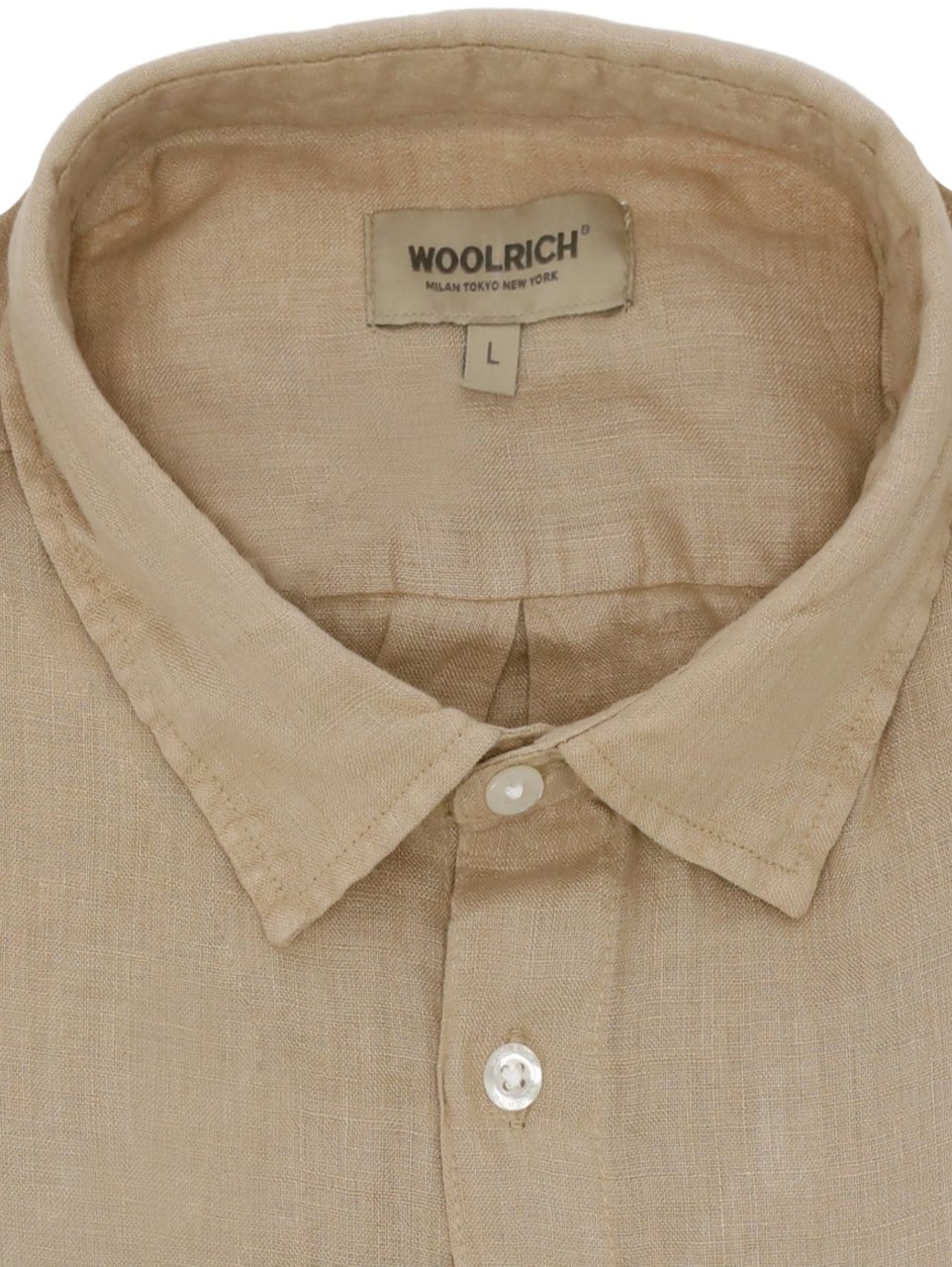 Woolrich Shirts Beige Beige