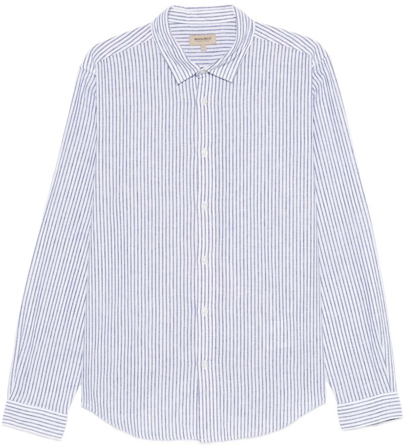 Woolrich Shirts Blue Lichtblauw