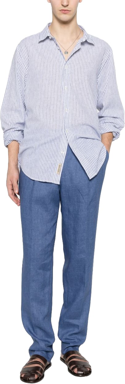Woolrich Shirts Blue Lichtblauw