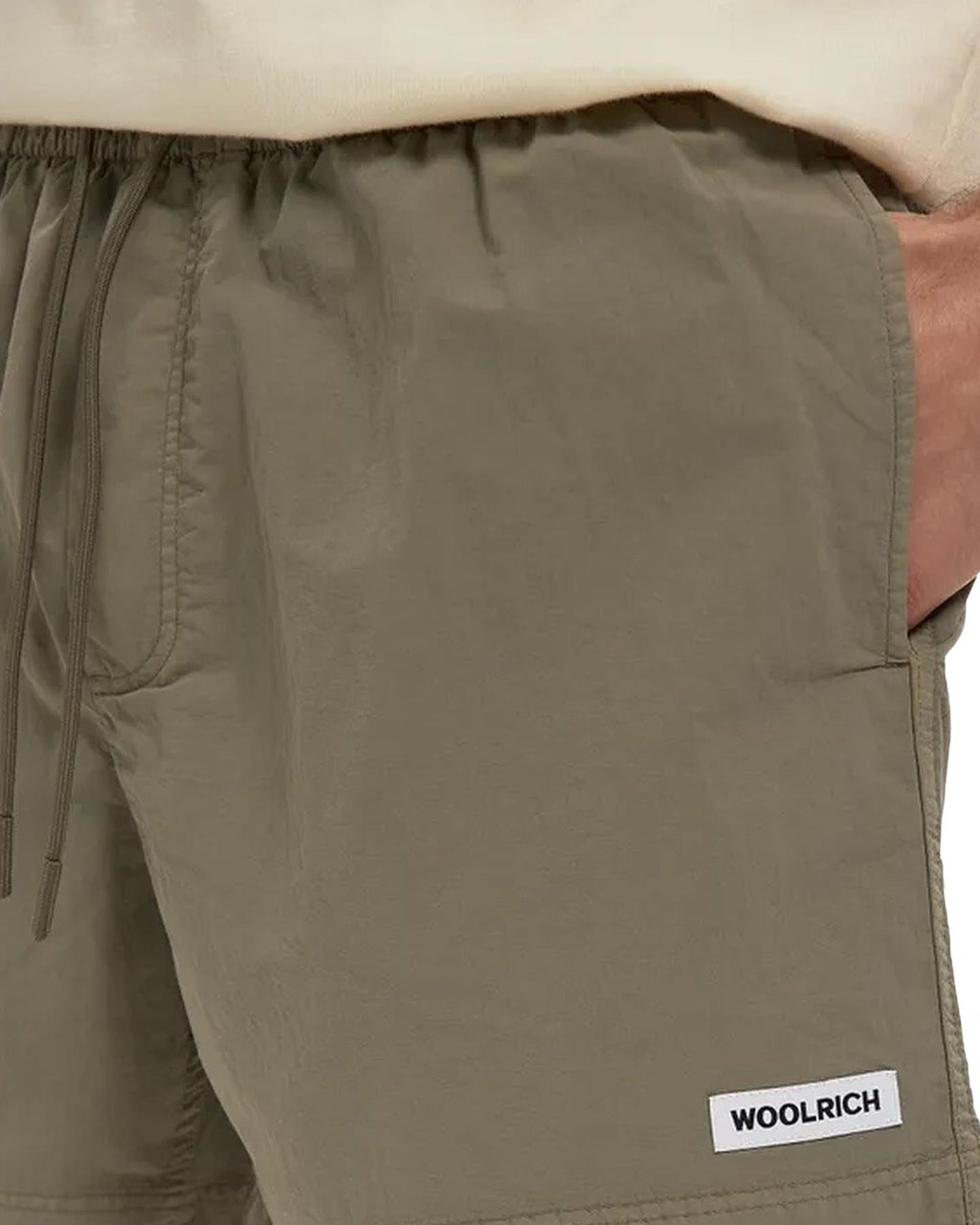 Woolrich Heren Solid Swim Shorts Groen