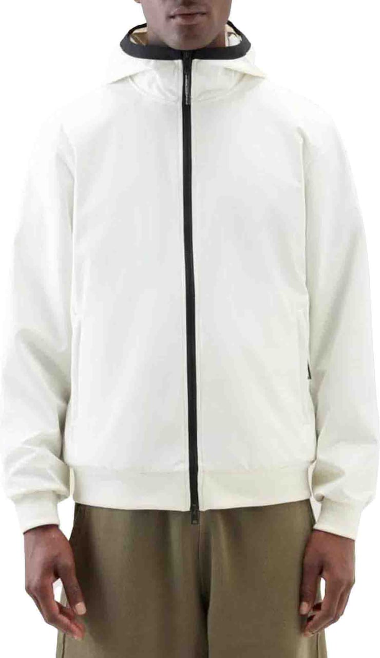 Woolrich Woolrich  Windjacks Ecru Cfwosw0223mrut3678 Wit