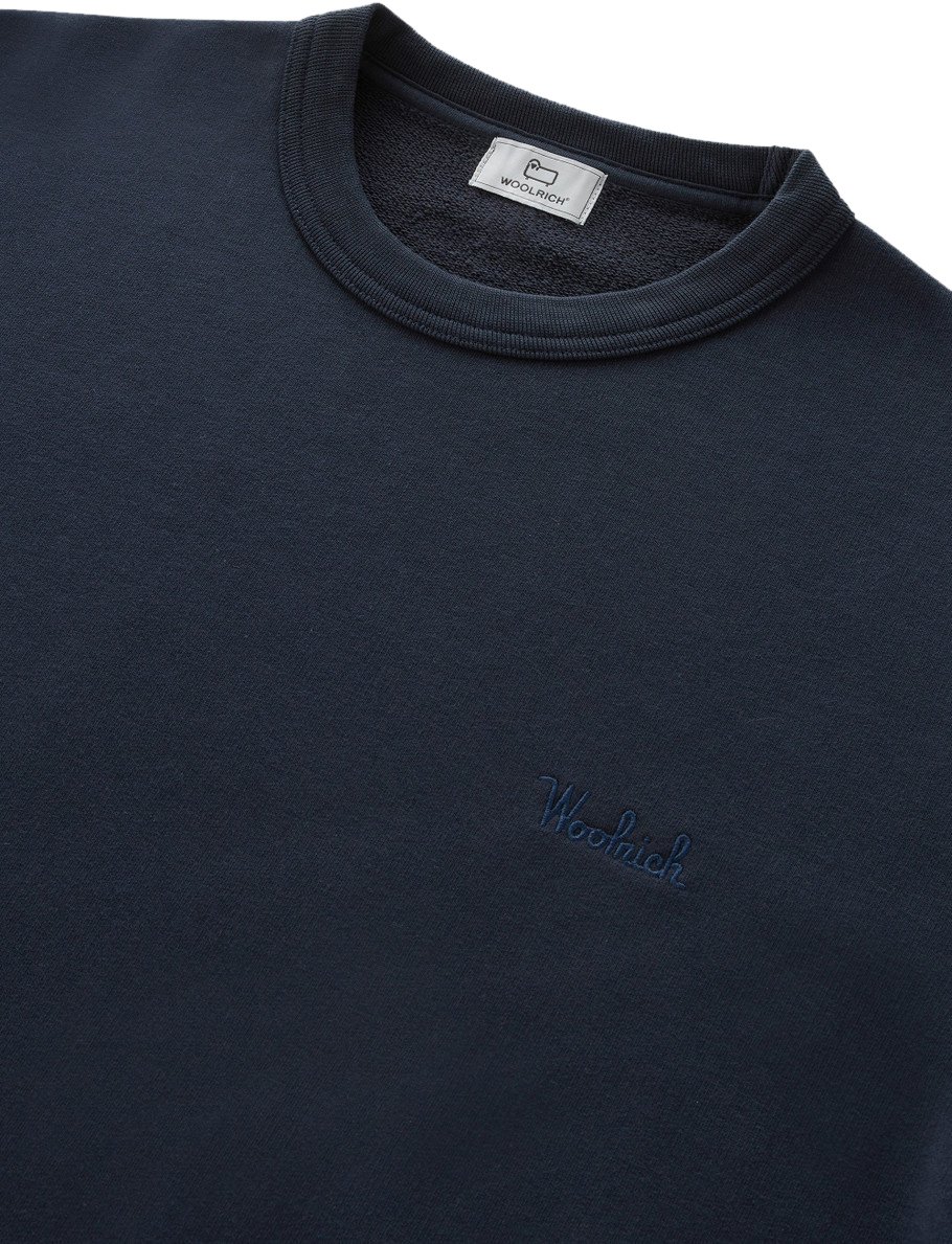 Woolrich Logo Script Crewneck Divers