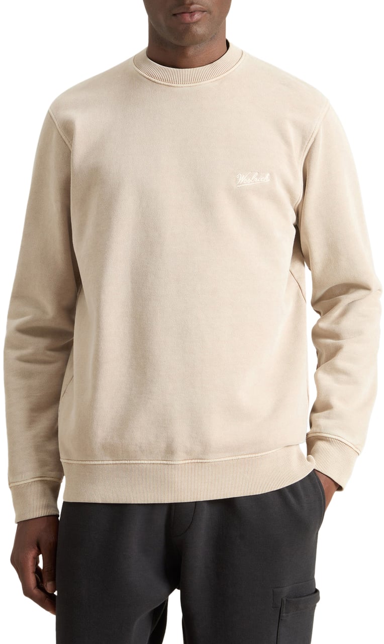 Woolrich Garment Dyed Crewneck Rope Divers