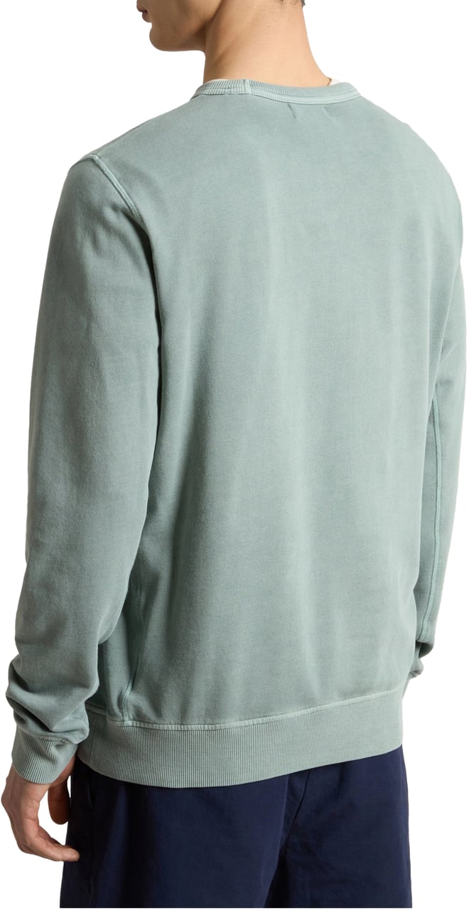Woolrich Woolrich Garment Dyed Crewneck Sweaters Lichtgroen Cfwosw0261mrut4040 Groen