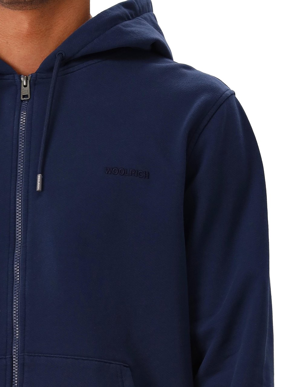 Woolrich Woolrich Vest Blauw Light Fleece Full Zip Blauw