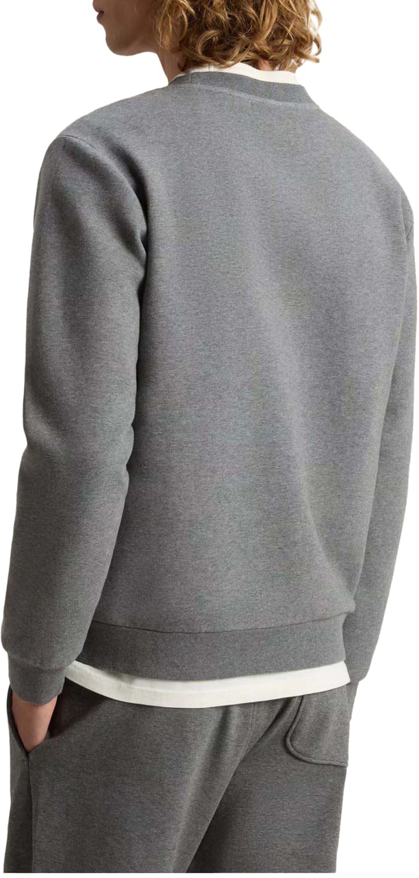 Woolrich Woolrich Logo Interlock Crewneck  Grijs Cfwosw2000mrut5195 Grijs