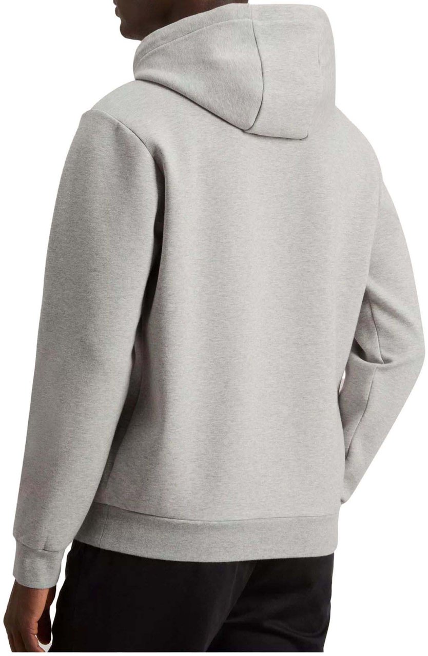 Woolrich Woolrich Logo Interlock Hoodie  Lichtgrijs Cfwosw2002mrut5195 Grijs