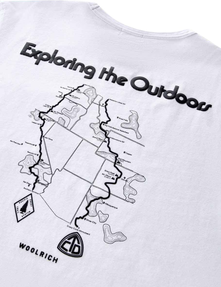 Woolrich Trail T-Shirt Bright White Divers