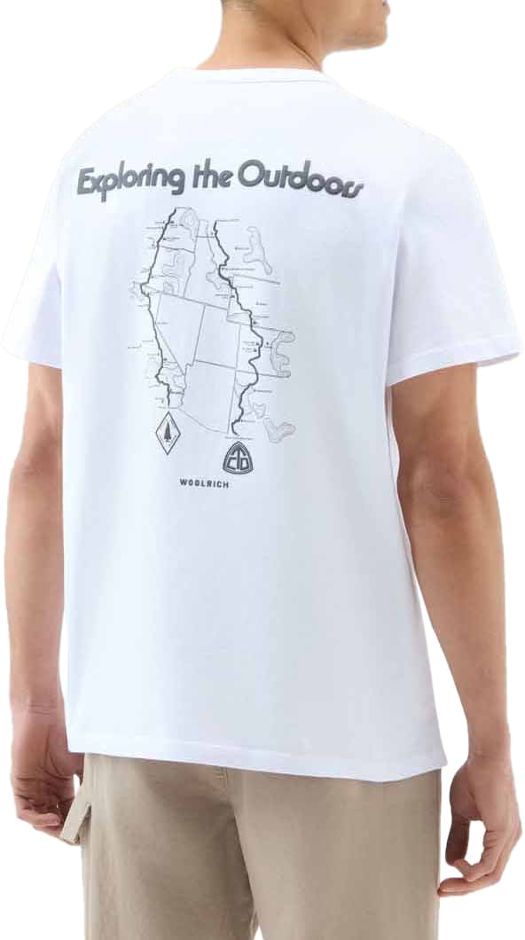 Woolrich Trail T-Shirt Bright White Divers
