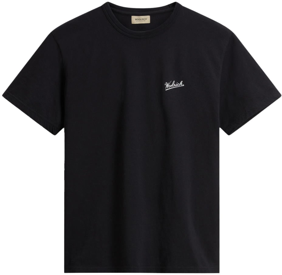 Woolrich T-Shirts And Polos Black Zwart