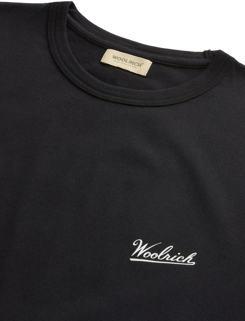 Woolrich T-Shirts And Polos Black Zwart