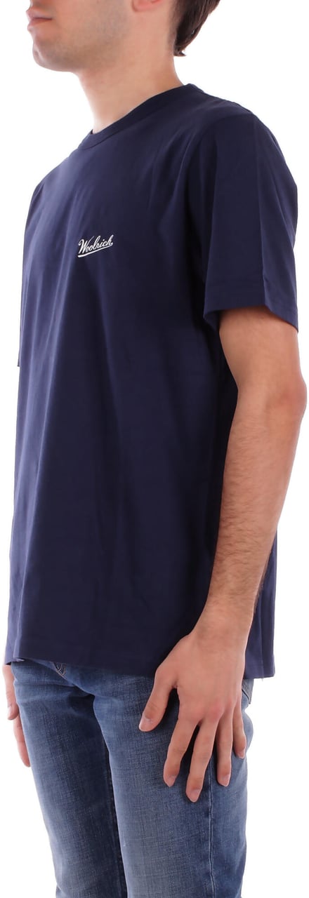 Woolrich T-Shirts And Polos Blue Blauw