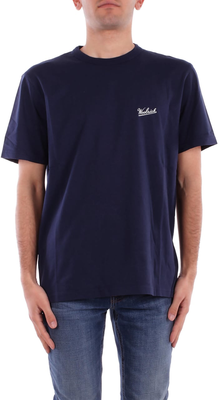 Woolrich T-Shirts And Polos Blue Blauw