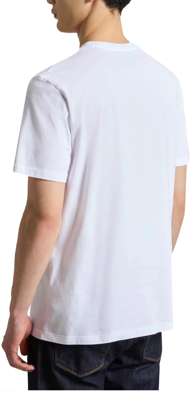 Woolrich Woolrich Logo T-shirt T-shirts Wit Cfwote0144mrut2926 Wit