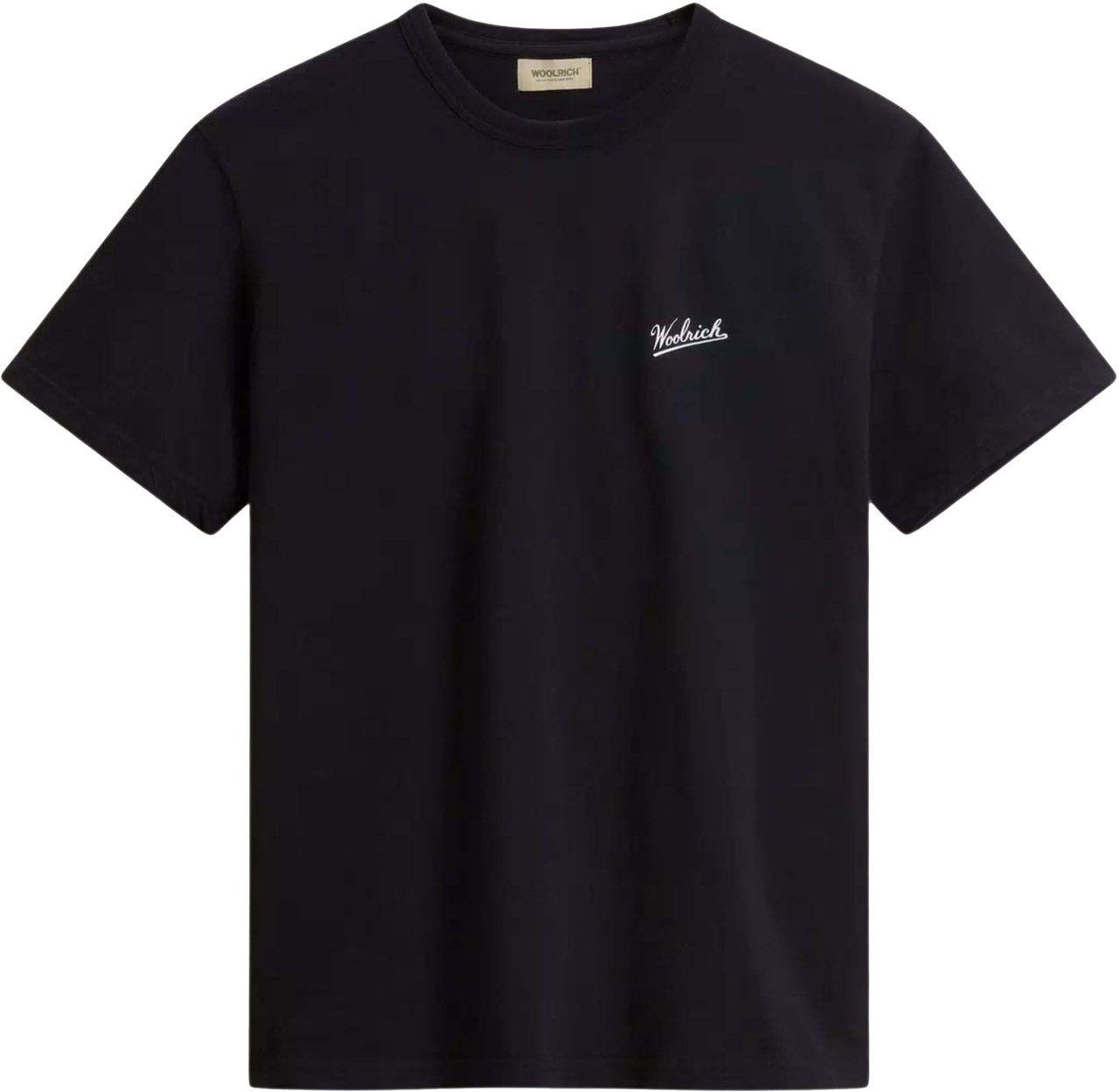 Woolrich Woolrich Logo T-shirt T-shirts Zwart Cfwote0144mrut2926 Zwart