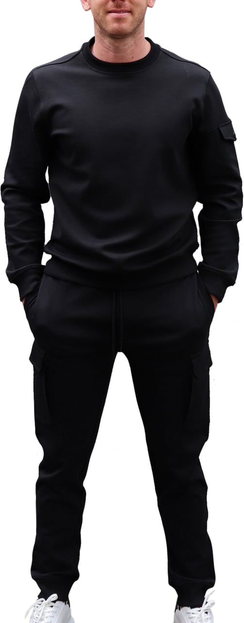 Woolrich Light Fleece Sweatpants Black Zwart